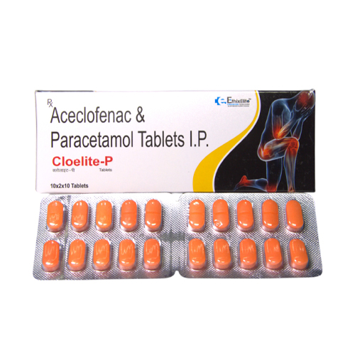 Product Name: CLOELITE P , Compositions of CLOELITE P  are Aceclofenac & Paracetamol Tablets I.P. - EthixElite Lifesciences Private Limited