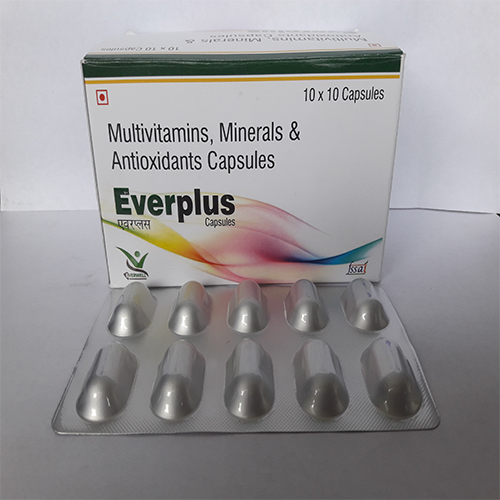 Product Name: Everplus , Compositions of Everplus  are Multivitamins, Minerals & Antioxidants Capsules  - Orange Biotech Private Limited