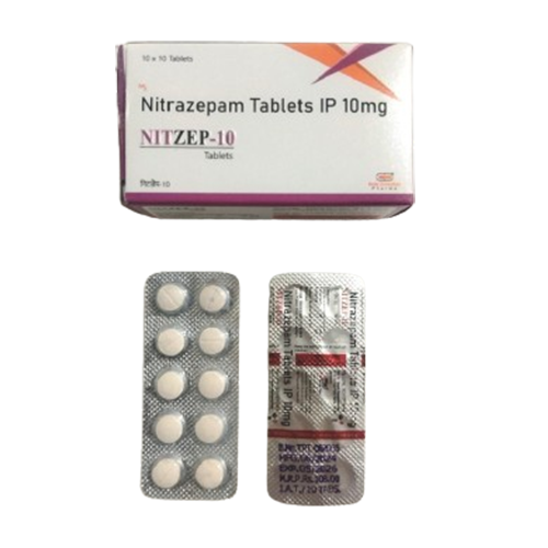 Product Name: Nitzep 10, Compositions of Nitzep 10 are Nitrazepam Tablets IP 10mg - Holy Evolution Pharma