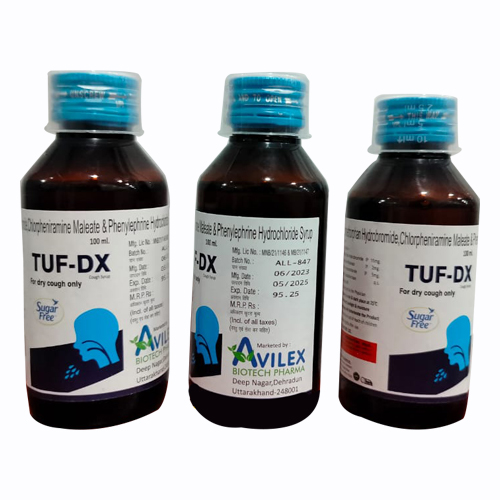 Product Name: TUF DX, Compositions of Phenylephrine Chlorpheniramine Maleate  Dextromethorphan Hydrobromide  are Phenylephrine Chlorpheniramine Maleate  Dextromethorphan Hydrobromide  - Access Life Science