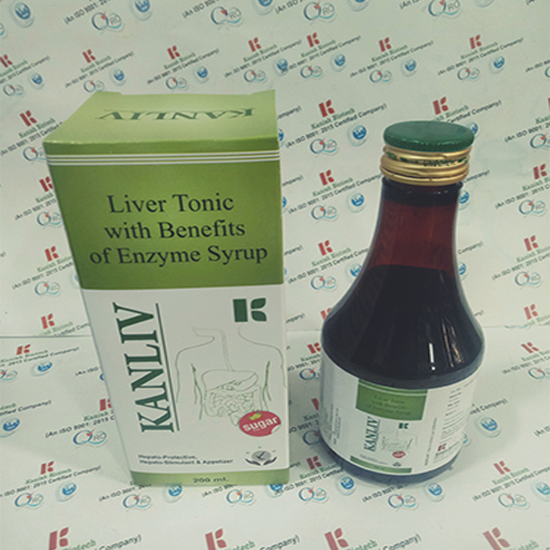 Product Name: Kanliv, Compositions of Kanliv are Liver Tonic with Benefits of Enzyme Syrup - Kanish Biotech