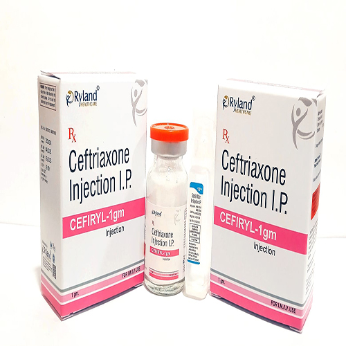 Product Name: CEFIRYL, Compositions of Ceftriaxone Injection I.P. are Ceftriaxone Injection I.P. - Ryland Health Care