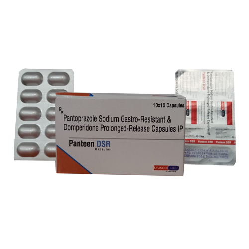 Product Name: PANTEEN DSR, Compositions of PANTEEN DSR are Pantoprazole Sodium Gastro-Resistant & Domperidone Prologed-Release Capsules IP - Access Life Science