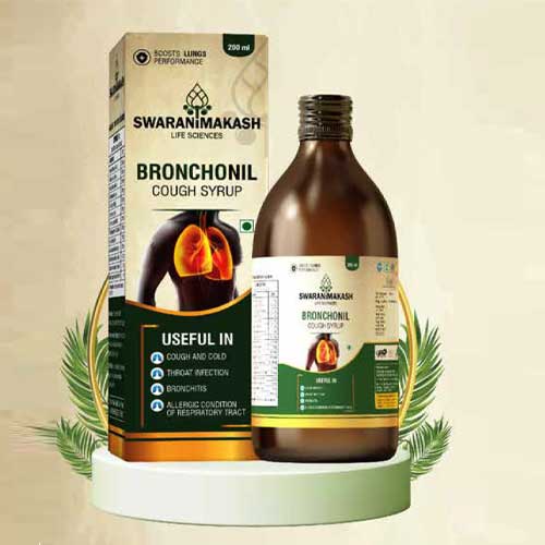 Product Name: Bronchonil Cough Syrup, Compositions of An Ayurvedic Proprietary Medicine are An Ayurvedic Proprietary Medicine - Swarnimakash Lifesciences Pvt Ltd