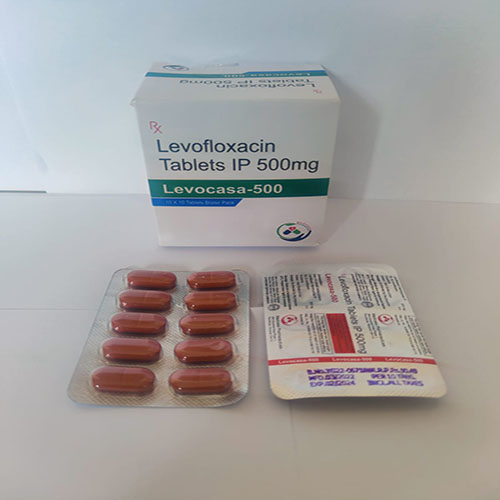 Product Name: Levocasa 500, Compositions of Levofloxacin Tablets Ip 500mg are Levofloxacin Tablets Ip 500mg - Medicasa Pharmaceuticals