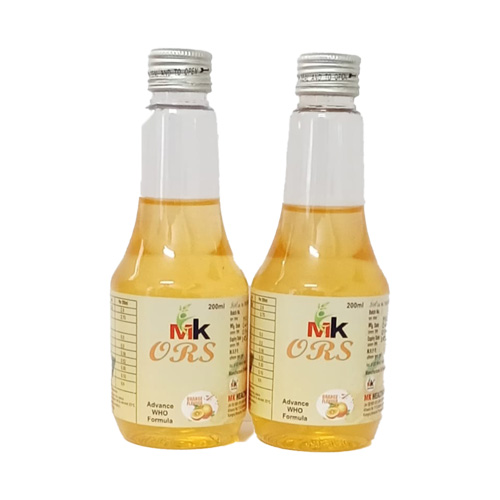 Product Name: Mk ORS, Compositions of Mk ORS are Ors Liquid - MK Healthcare