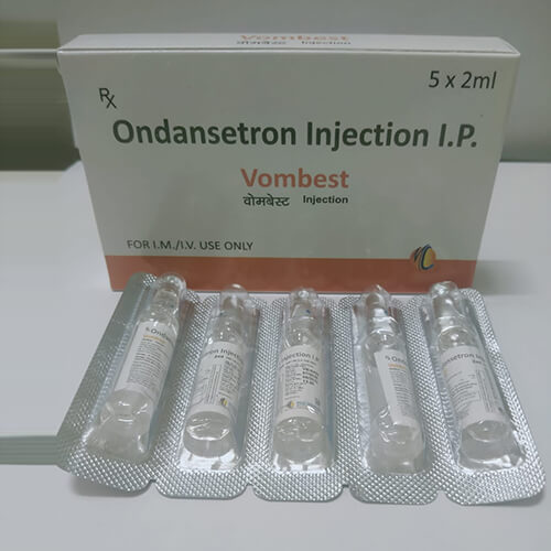 Product Name: Vombest, Compositions of are Ondansetron Injection IP - Macro Labs Pvt Ltd