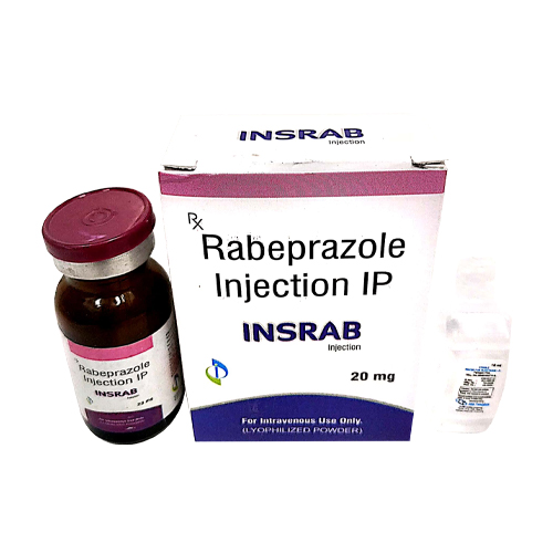 Product Name: INSRAB, Compositions of INSRAB are Rabeprazole Injection IP - Insta Care Lifesciences