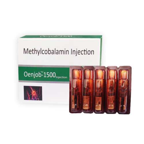 Product Name: OENJOB 1500, Compositions of OENJOB 1500 are Methylcobalamin Injection  - Biopolis Lifesciences Private Limited