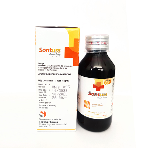 Product Name: Sontuss, Compositions of Sontuss are Sontuss - Sapson Pharma