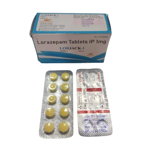 Product Name:  Lorjack 1, Compositions of  Lorjack 1 are Lorazepam Tablets IP 1mg - Holy Evolution Pharma