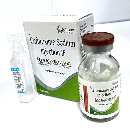 Product Name: Ruhoxim 1500, Compositions of Ruhoxim 1500 are Cefuroxime Sodium Injection IP - Euphony Healthcare