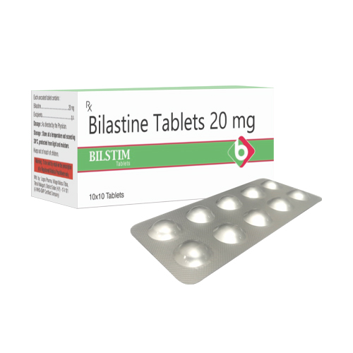 Product Name: BILSTIM, Compositions of BILSTIM are Bilastine Tablets 20mg - Biopolis Lifesciences Private Limited