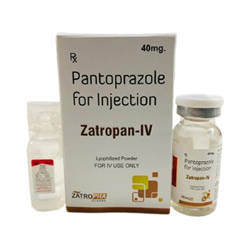 Product Name: Zatropan IV, Compositions of Zatropan IV are Pantoprazole for Injection - Zatropha Pharma