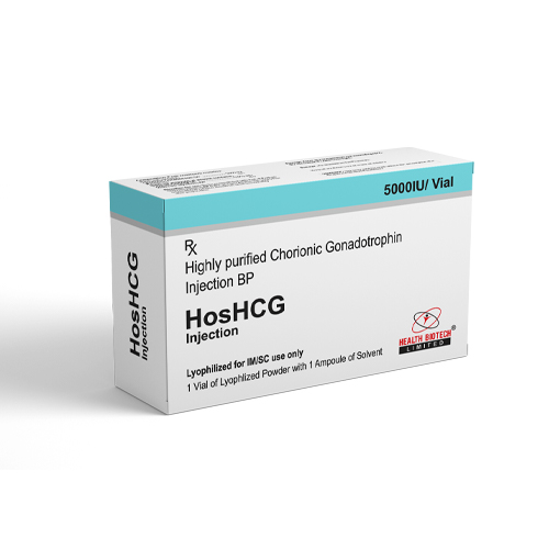 Product Name: HOSHCG, Compositions of HOSHCG are Highly purified Chorionic Gonadotrophin Injection BP - Health Biotech Limited