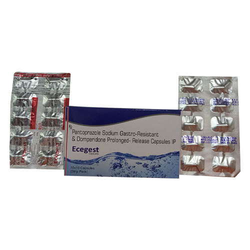 Product Name: ECEGEST, Compositions of Pantoprazole Sodium Gastro-Resistant & Domperidone Prologed-Release Capsules IP are Pantoprazole Sodium Gastro-Resistant & Domperidone Prologed-Release Capsules IP - Access Life Science