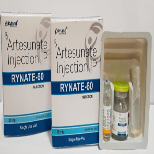 Product Name: Rynate 60, Compositions of Artesunate Injection IP  are Artesunate Injection IP  - Ryland Health Care