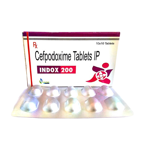 Product Name: INDOX 200, Compositions of INDOX 200 are Cefpodoxime Tablets IP - Insta Care Lifesciences