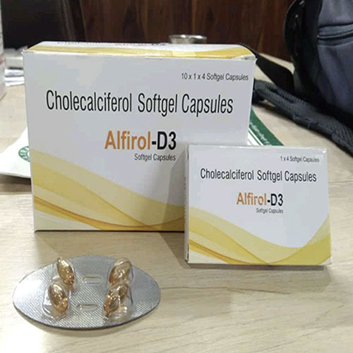 Product Name: Alfirol D3, Compositions of Cholecalciferol are Cholecalciferol - Jaxrane Remedies Private Limited