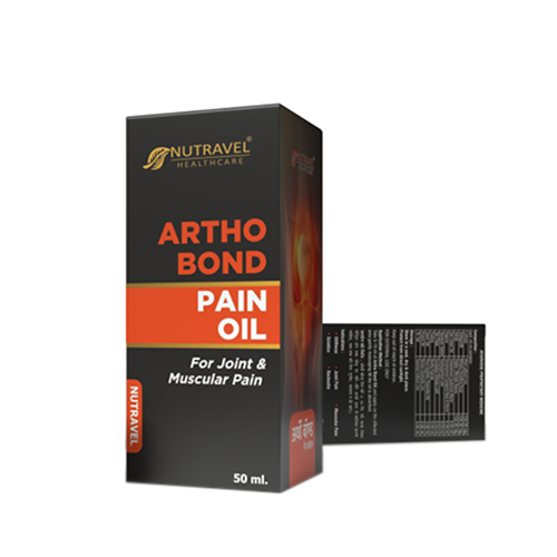 Product Name: ARTHO BOND, Compositions of PAIN OIL For Joint & Muscular Pain are PAIN OIL For Joint & Muscular Pain - Nutravel Healthcare