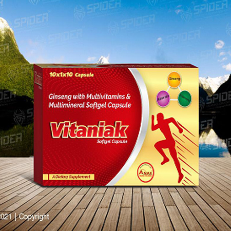 Product Name: Vitaniak, Compositions of Gingseng with Multivitamin & Multiminerals Capsules are Gingseng with Multivitamin & Multiminerals Capsules - Aniak Healthcare