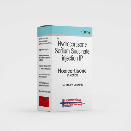 Product Name: HOXICORTISONE, Compositions of HOXICORTISONE are Hydrocortisone Sodium Succinate Injection IP - Health Biotech Limited