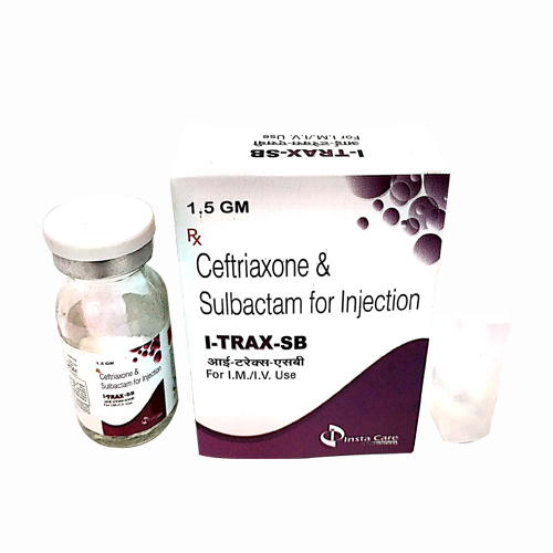 Product Name: I TRAX SB, Compositions of I TRAX SB are Ceftriaxone & Sulbactam Injection  - Insta Care Lifesciences