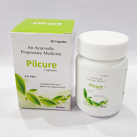 Product Name: Pilcure, Compositions of Pilcure are An Ayurvedic Proprietary Medicine. - Ellanjey Lifesciences