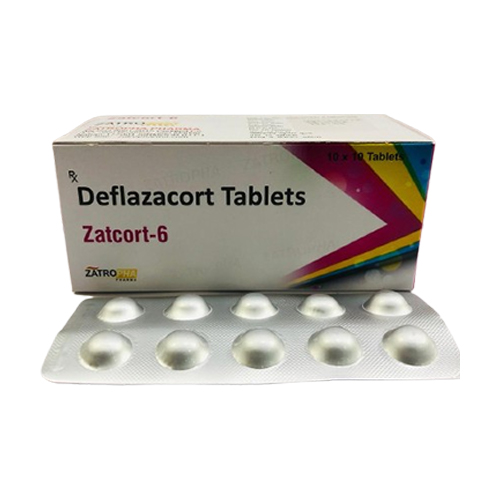 Product Name: Zatcort 6, Compositions of Zatcort 6 are Deflazacort Tablets - Zatropha Pharma