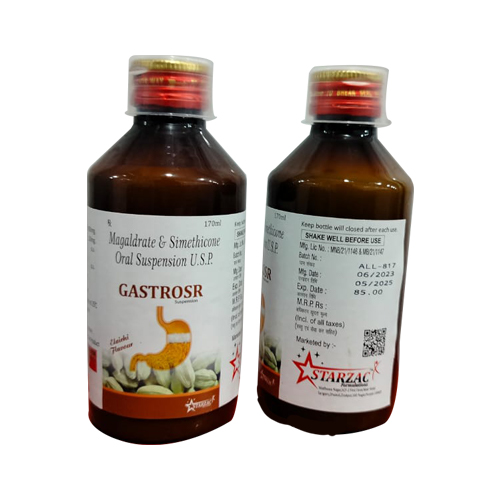 Product Name: GASTROSR, Compositions of GASTROSR are Magaldrate & Simethicone Oral Suspension U.S.P. - Access Life Science