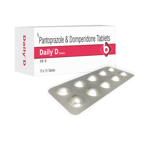 Product Name: DAILY D, Compositions of DAILY D are Pantoprazole & Domperidone Tablets  - Biopolis Lifesciences Private Limited