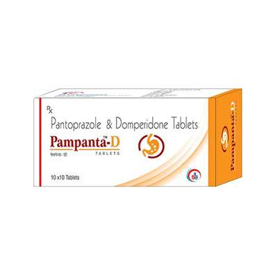 Product Name: Pampanta D, Compositions of Pampanta D are Pantoprazole and Domperidone Tablets - SB LIFESCIENCES