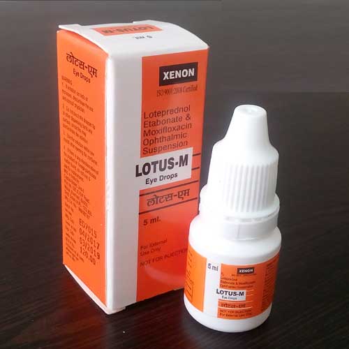 Product Name: Lotus M, Compositions of Lotus M are Loteprednol Etabonate Ophthalmic Suspension - Xenon Pharmaceuticals