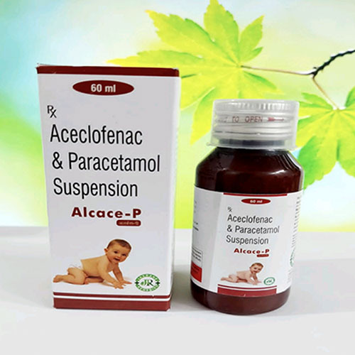 Product Name: Alcace P, Compositions of Alcace P are Aceclofenac & Paracetamol - Jaxrane Remedies Private Limited