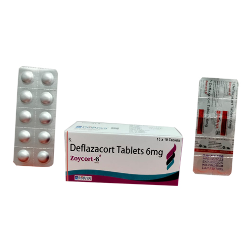 Product Name: ZOYCORT 6, Compositions of Deflazacort Tablets 6mg are Deflazacort Tablets 6mg - Access Life Science