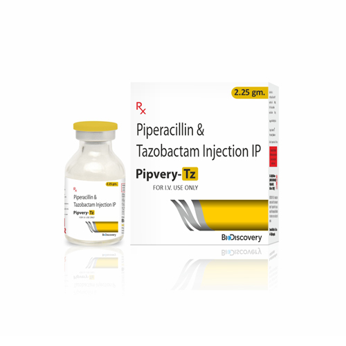 Product Name: Pipvery  Tz, Compositions of Pipvery  Tz are Piperacillin & Tazobactam Injection IP - Biodiscovery Lifesciences Private Limited