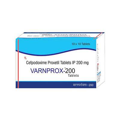 Product Name: Varnprox 200, Compositions of Varnprox 200 are  Cefpodoxime Proxetil Tablets IP 200 MG - SB LIFESCIENCES