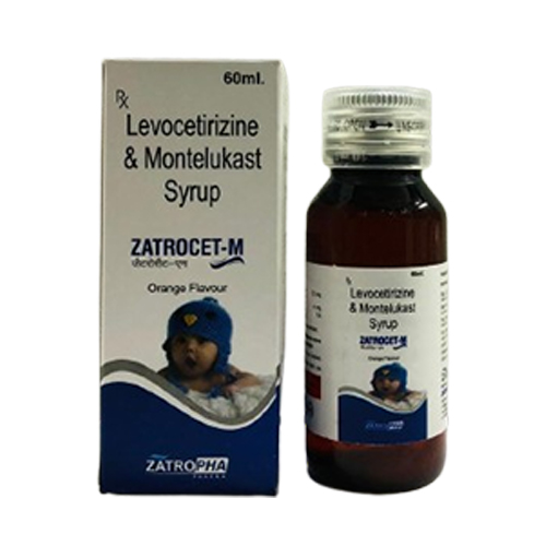 Product Name: ZATROCET M, Compositions of are Levocetirizine & Montelukast Syrup - Zatropha Pharma