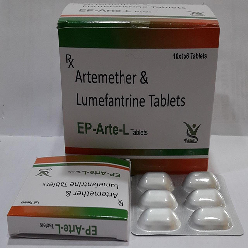 Product Name: EP Arte L , Compositions of EP Arte L  are Artemether & Lumefantrine Tablets  - Everwell Pharma Private Limited