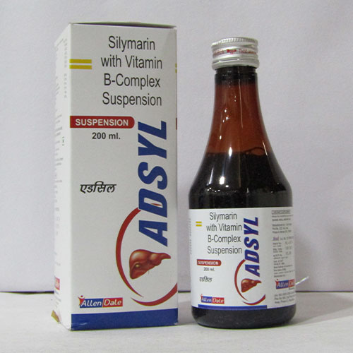 Product Name: Adsyl, Compositions of Adsyl are Silymarin with Vitamin B Complex - Allen Dale Biosciences