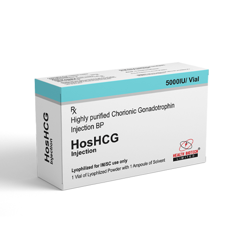 Product Name: HosHCG, Compositions of HosHCG are Highly purified Chorionic Gonadotrophin Injection BP - Health Biotech Limited