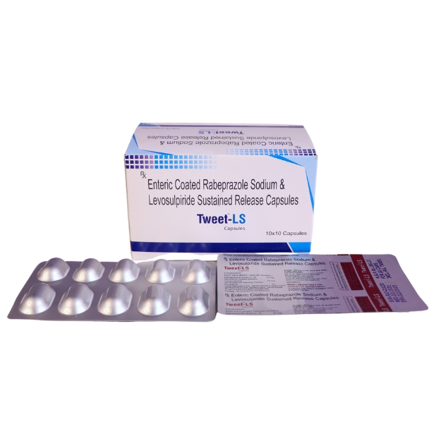 Product Name: TWEET LS, Compositions of RABEPRAZOLE SODIUM 20MG LEVOSULPIRIDE 75MG are RABEPRAZOLE SODIUM 20MG LEVOSULPIRIDE 75MG - Paras Laboratories Ltd