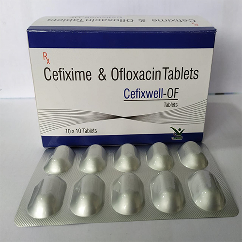 Product Name: Cefixwell OF , Compositions of Cefixwell OF  are Cefixime & Ofloxacin Tablets  - Orange Biotech Private Limited