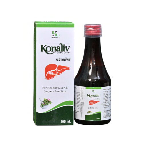 Product Name: Konaliv, Compositions of Konaliv are For Healthy Liver & Enzyme Function Konally - Hikona Lifesciences