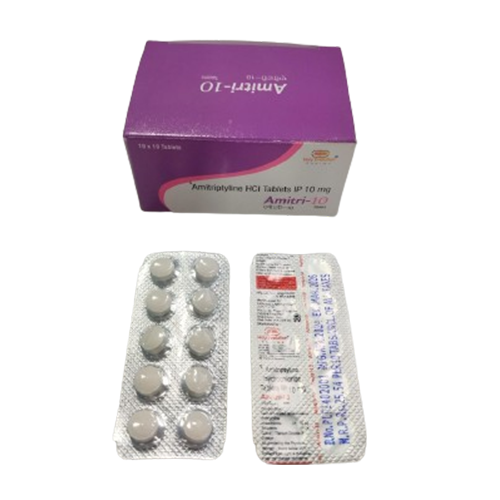 Product Name: Amitri 10, Compositions of Amitri 10 are Amitriptyline Hydrochloride Tablets Ip 10 Mg  - Holy Evolution Pharma