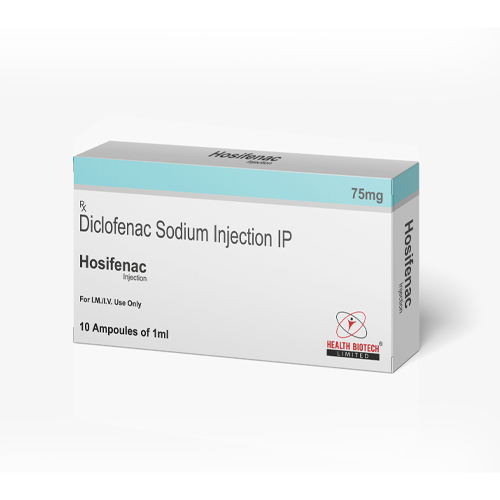 Product Name: Hosifenac, Compositions of Hosifenac are Diclofenac Sodium Injection IP - Health Biotech Limited