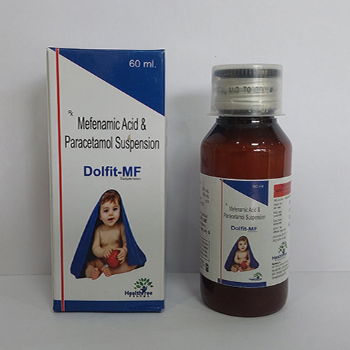 Product Name: Dolfit MF, Compositions of are Mefenamic Acid & Paracetamol Suspension - Healthtree Pharma (India) Private Limited