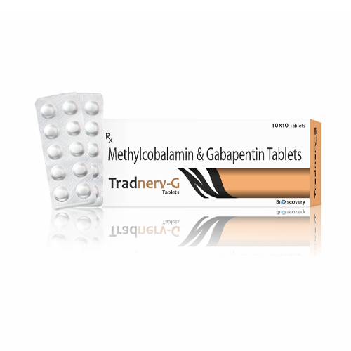 Product Name:  Tradnerv G, Compositions of  Tradnerv G are Methylcobalamin & Gabapentin Tablets - Biodiscovery Lifesciences Private Limited