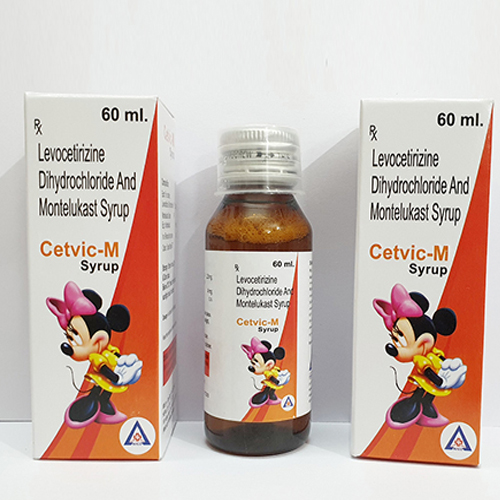 Product Name: Cetvi M, Compositions of Cetvi M are Levocetrizine Dihydrochloride And Montelukast Syrup - Avico Healthcare Pvt Ltd