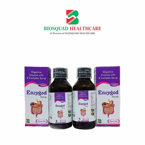 Product Name: ENZYGOD, Compositions of Digestive Enzyme With B Complex Syrup  are Digestive Enzyme With B Complex Syrup  - Biosquad Healthcare